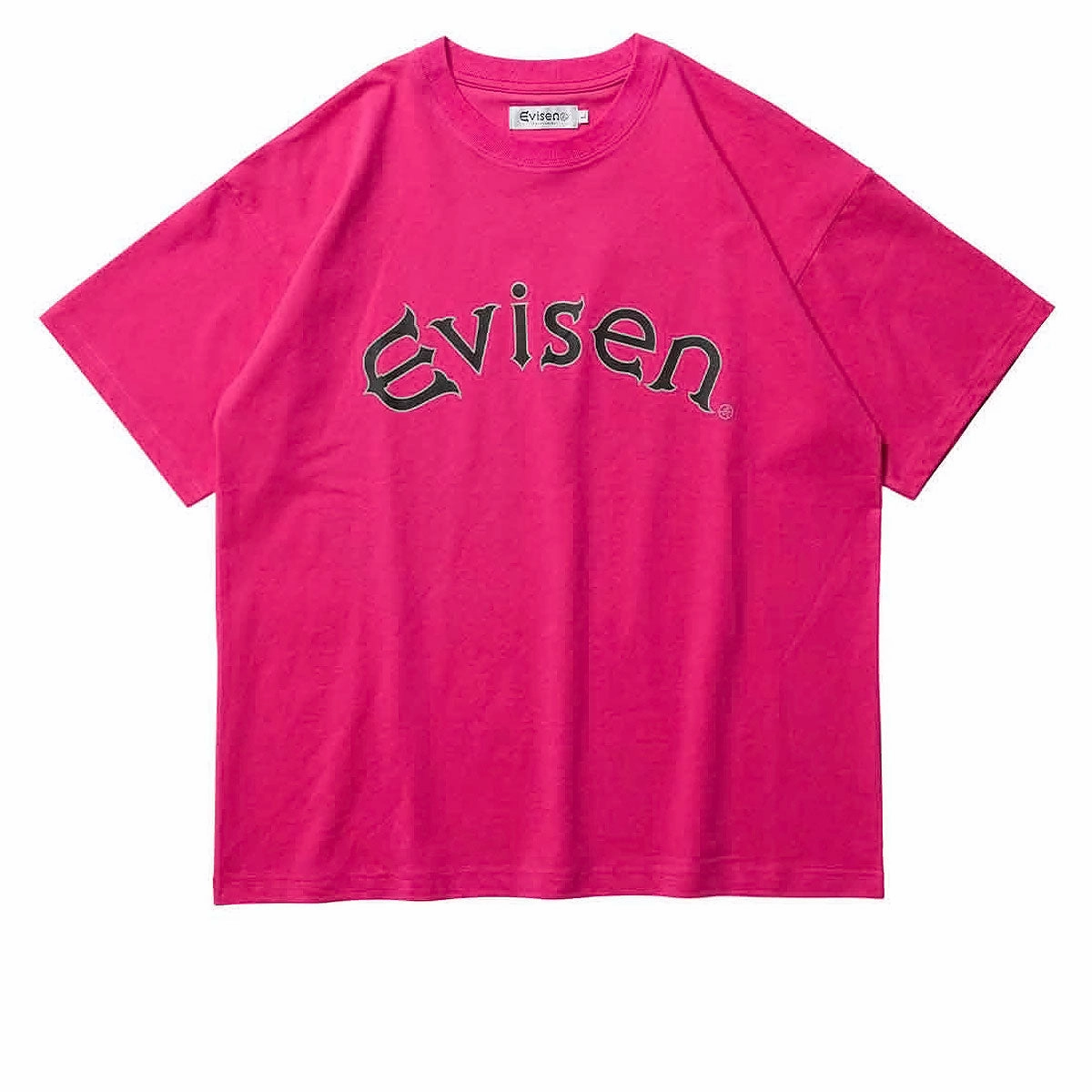 Everyday Wearable Unique Design Evisen Round Logo Tech T-Shirt - Pink