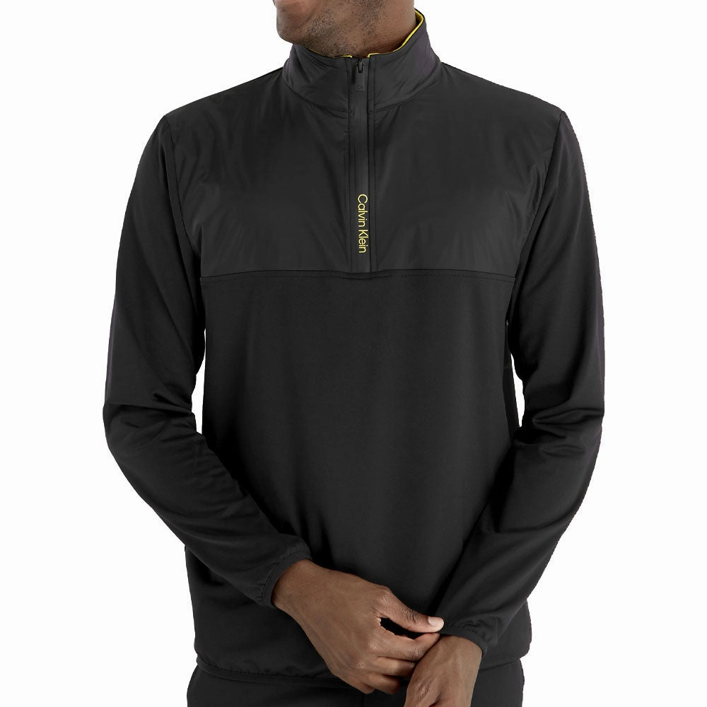 Calvin Klein Malden 1/4 Zip Pullover - Black product geometric precision product belt definition