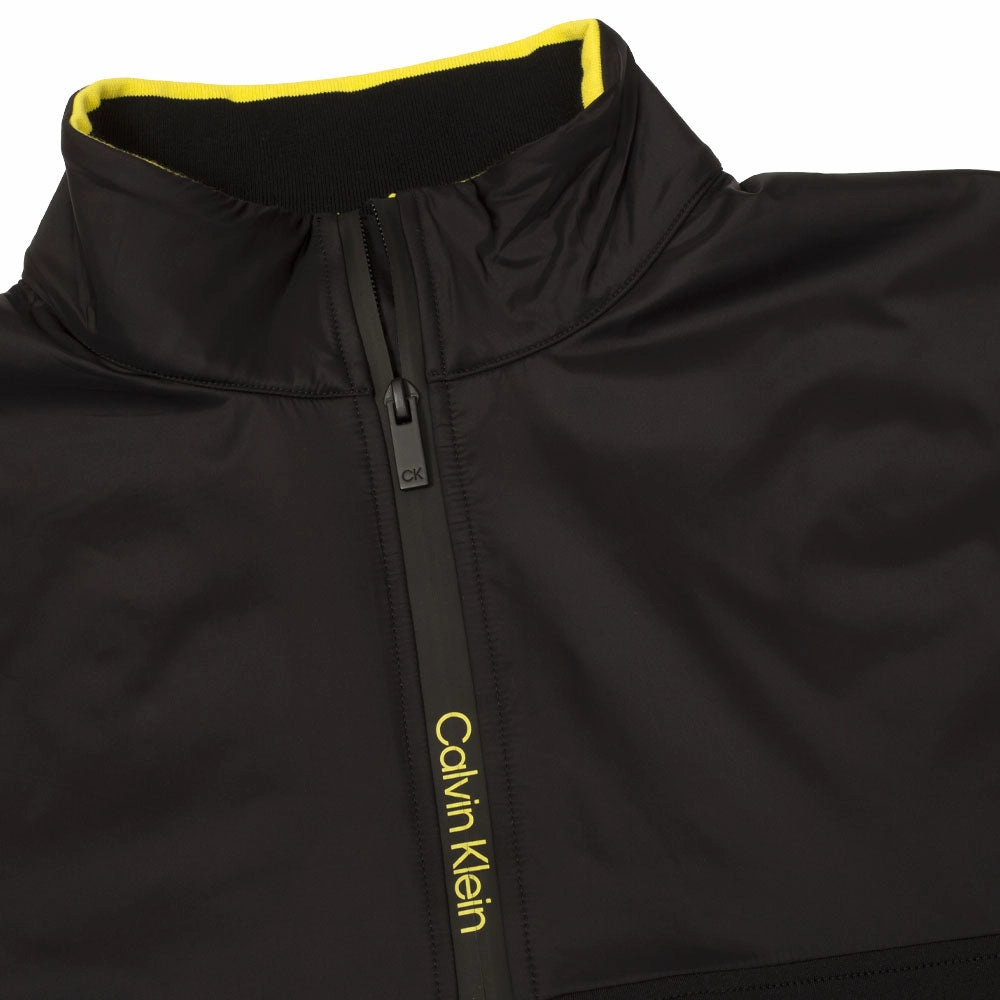 Calvin Klein Malden 1/4 Zip Pullover - Black Cozy Choice
