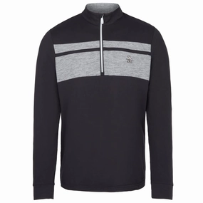 Practical Wear Original Penguin Lightweight 1/4 Zip Pullover - Caviar