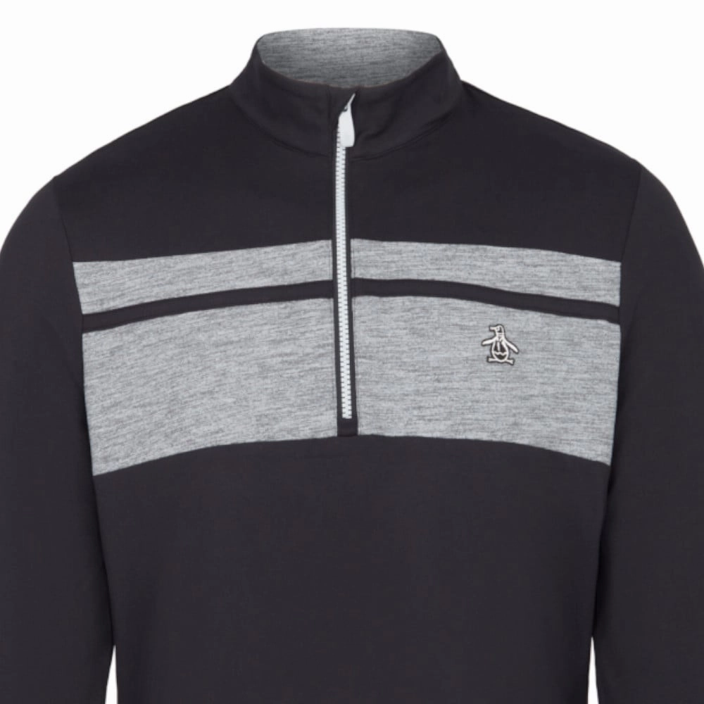 Original Penguin Lightweight 1/4 Zip Pullover - Caviar Light Color men