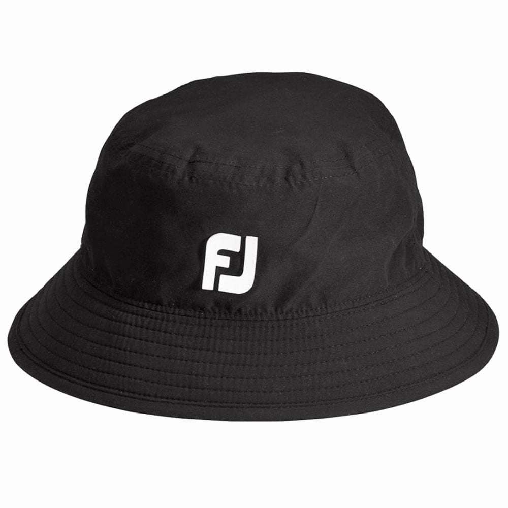 FootJoy Waterproof Bucket Hat - Black All Fit