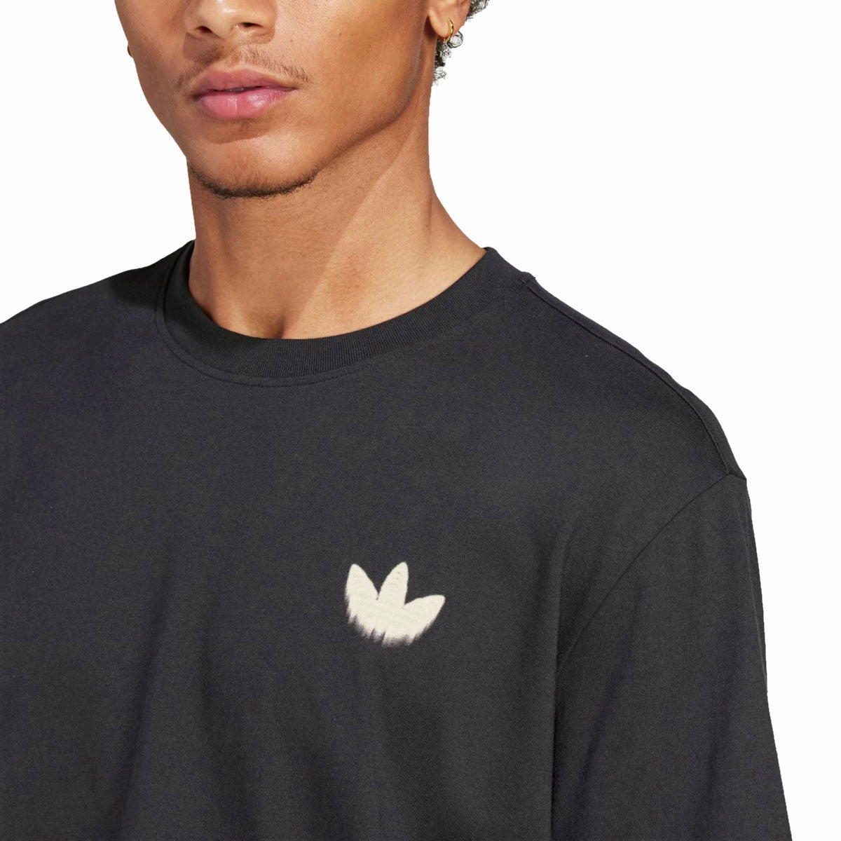 Adidas Skeleton Sk T-Shirt - Black Double Stitched Hem Perfect For Relaxing