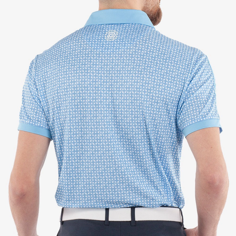 Galvin Green Melvin Polo Shirt - Alaskan Blue/White Outdoor Gear Essential Piece