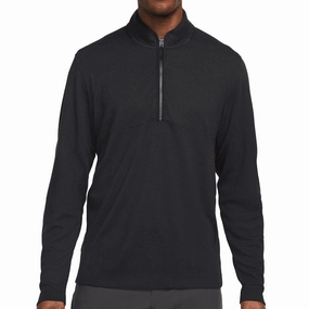 Nike Dri-FIT Victory 1/2 Zip Pullover - Black/White Casual Comfort