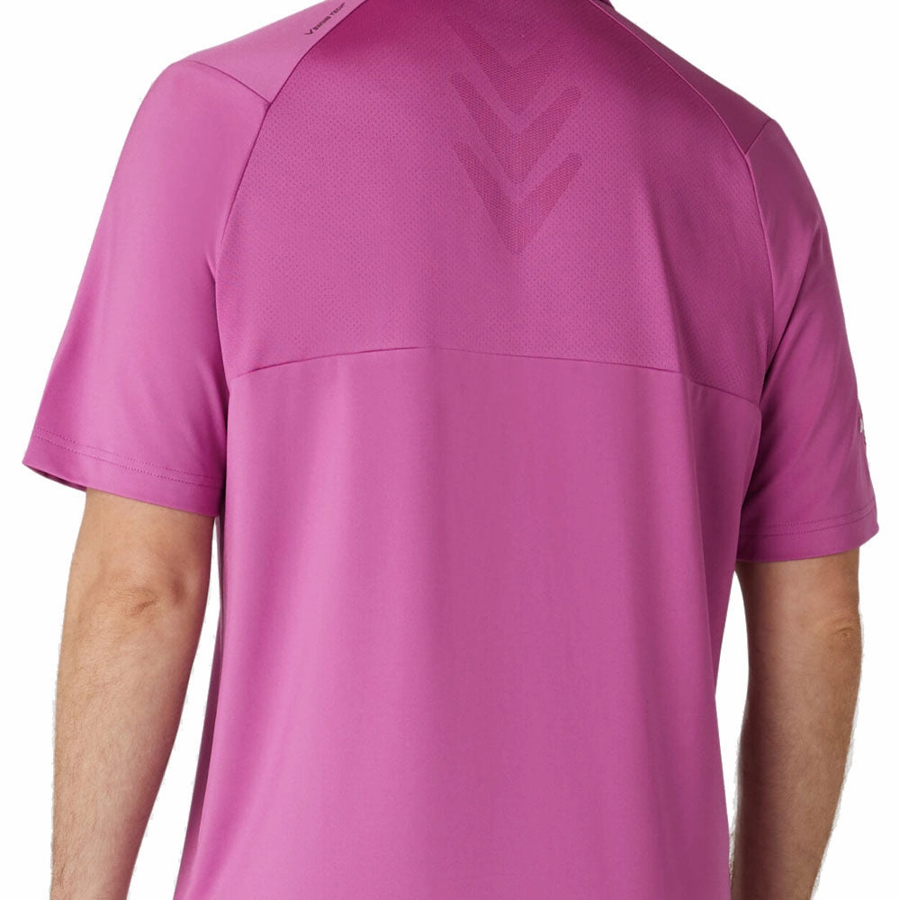 Summer Ready Anti Pilling Surface Callaway Chev Odyssey Polo Shirt - Purple Orchid