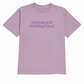 Elderly Comfort SunProtectionFabric Jacuzzi Unlimited Scared Weed T-Shirt - Grape