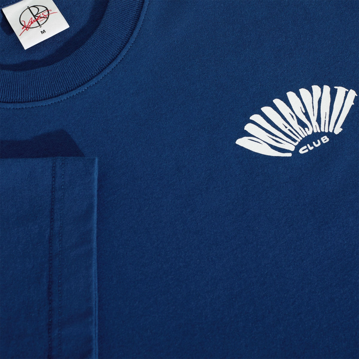 Bright and Bold Sophisticated Casual Polar Skate Club T-Shirt - Deep Royal Blue