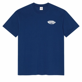 Polar Skate Club T-Shirt - Deep Royal Blue City Outfit