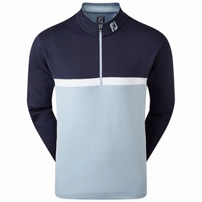 product recommendation Weekend Look FootJoy Colour Blocked Chill-Out Pullover - Navy/Blue Fog/White