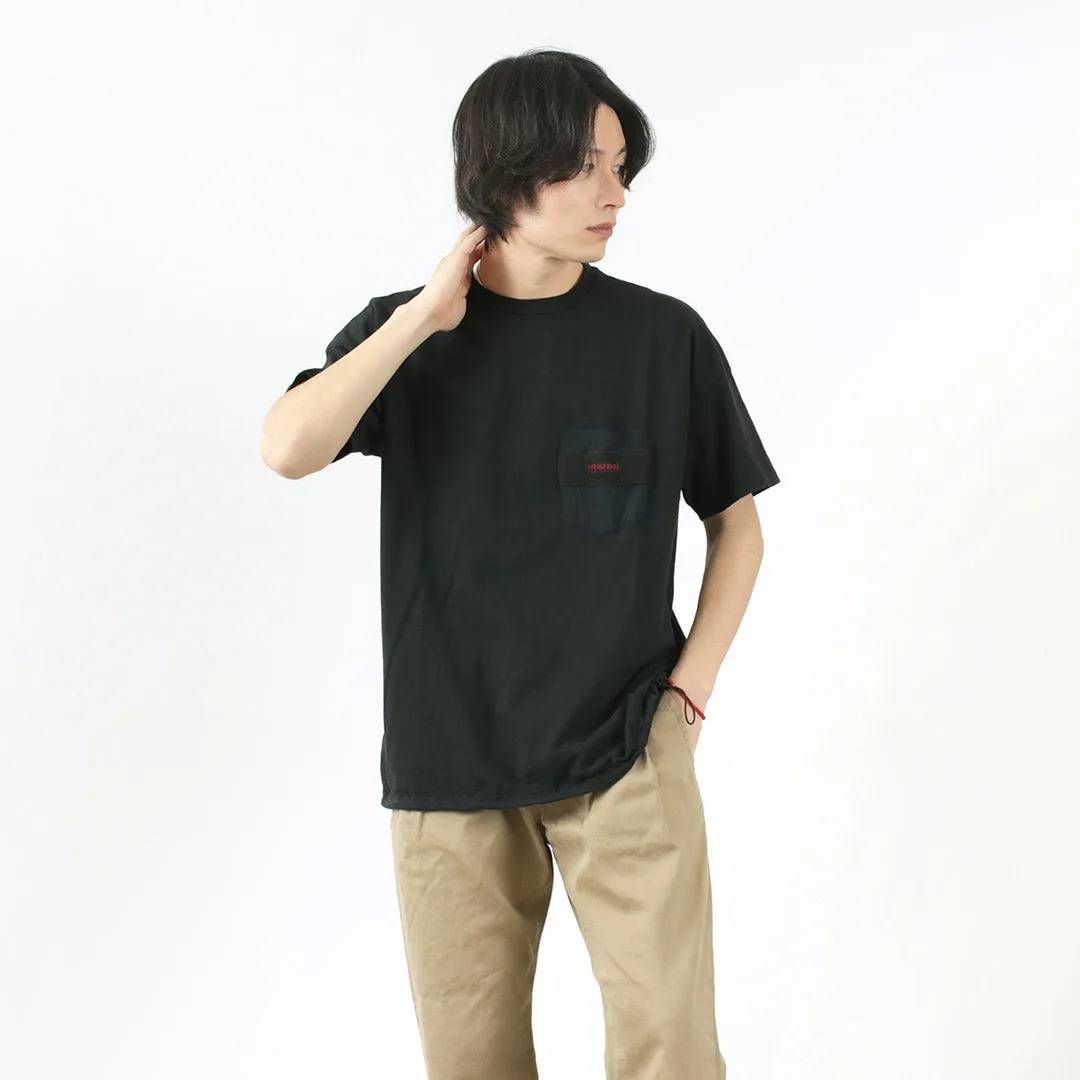 REMI RELIEF x BRIEFING / Collaboration jersey pocket T-shirt Unisex Fit