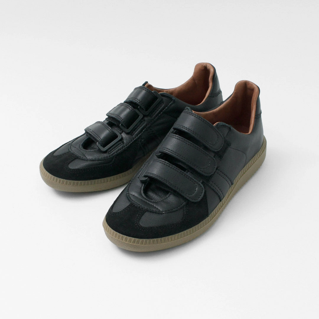 REPRODUCTION OF FOUND / German Military Trainers Velcro Sneakers Road Fit Elastic Lace System