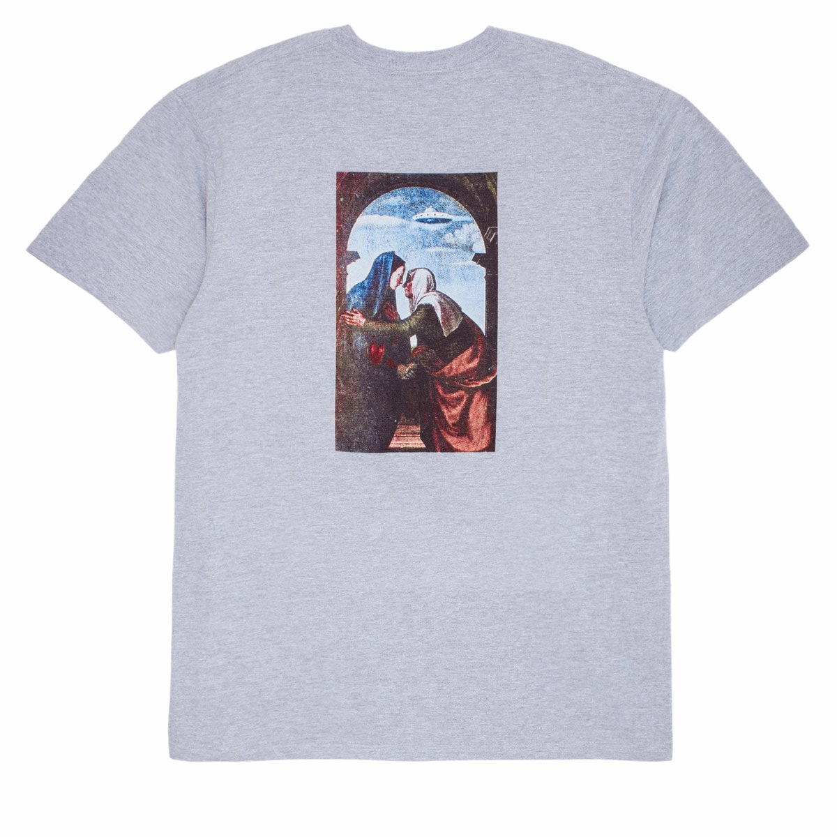Evergreen Trendy Basics Fucking Awesome Believe T-Shirt - Heather Grey