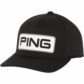 Ping Tour Classic Cap - Black/White Universal Wear Travel Layer