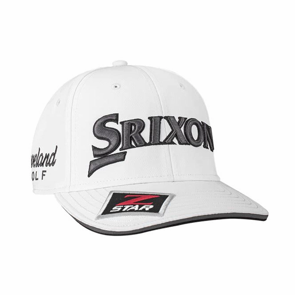 Perfect for Travel College Wardrobe Srixon Tour Staff Cap - White/Grey