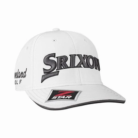 Perfect for Travel College Wardrobe Srixon Tour Staff Cap - White/Grey
