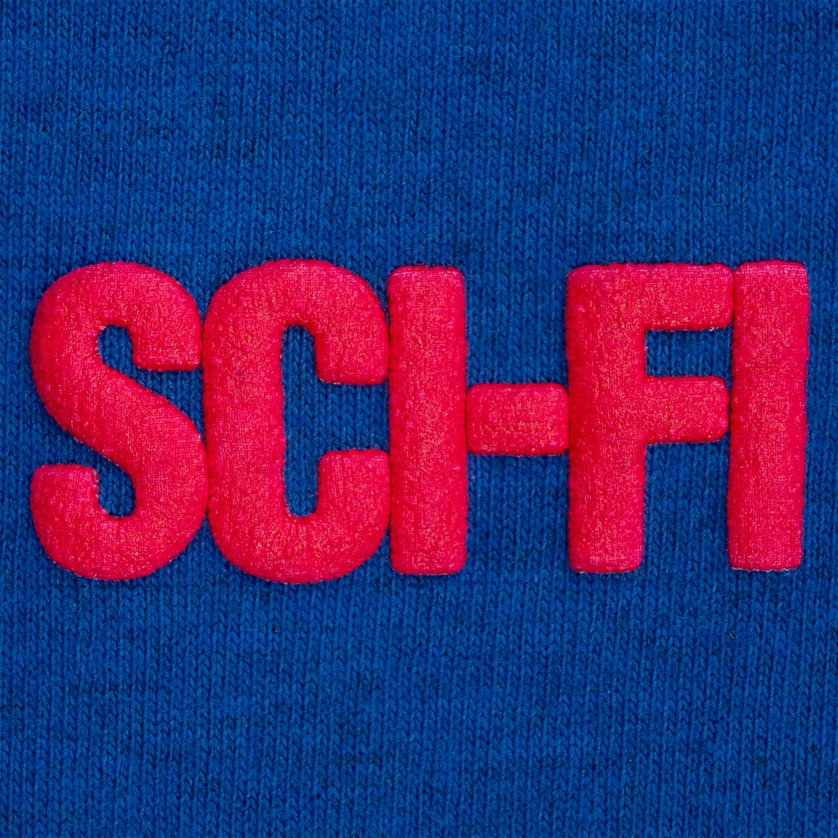 Fuzz Free Surface Stylish Outfit Sci-Fi Fantasy Tiny Big Logo T-Shirt - Royal