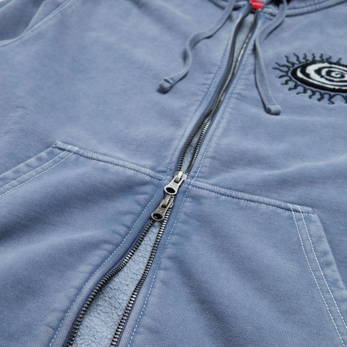 Vans Skate Sun Swirl Zip Up Hoodie - True Navy Brown bear like