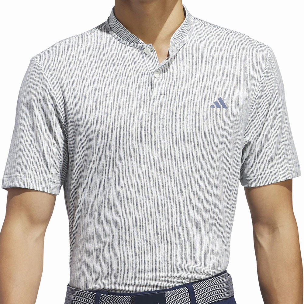 adidas Sport Stripe Polo Shirt - Crystal Jade/Preloved Ink Retro