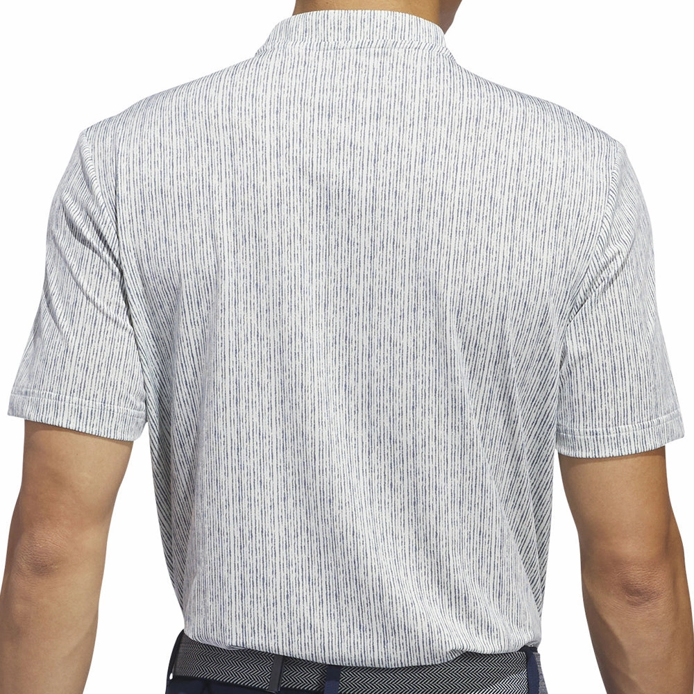 adidas Sport Stripe Polo Shirt - Crystal Jade/Preloved Ink Anti-pilling Trendy Style