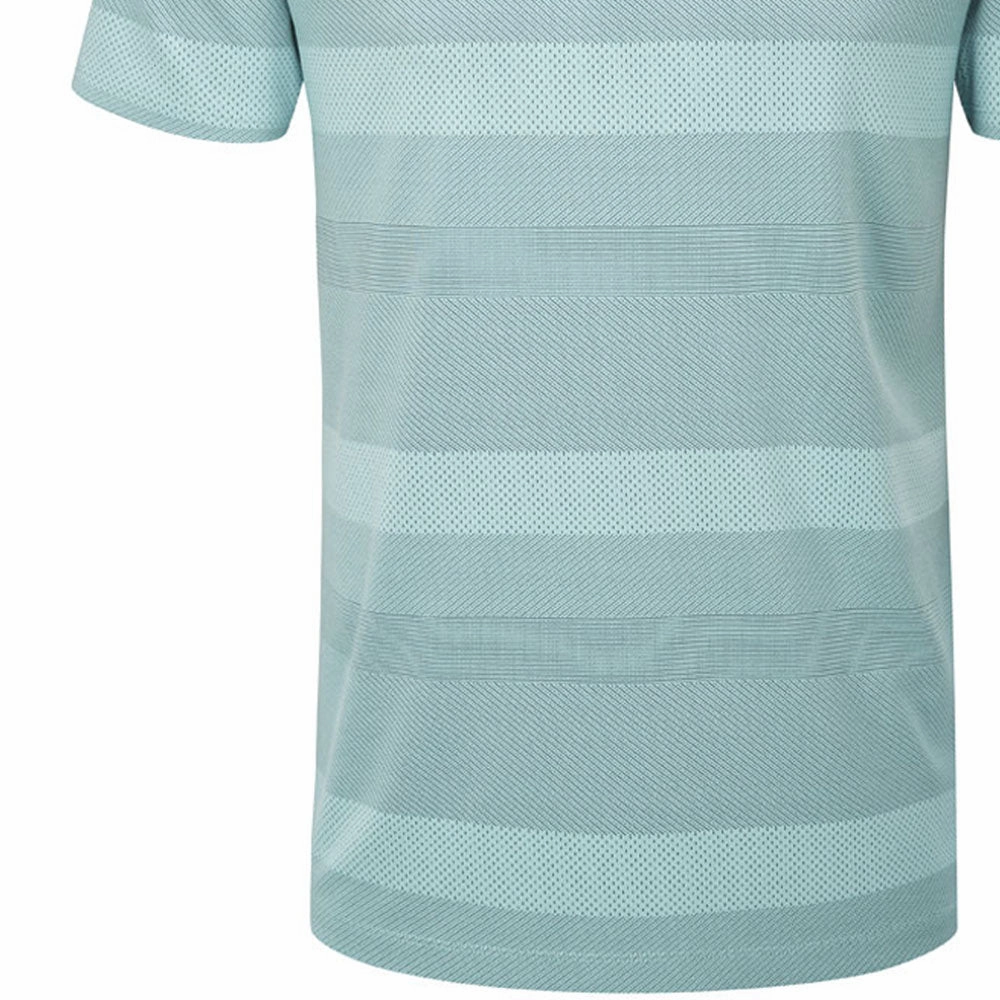 Chic Cut Lightweight Material Ping Focus Polo Shirt - Blue Nile Multi