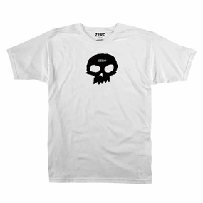 Zero Single Skull T-Shirt - White Thermal Regulation Layer All-Purpose Comfort