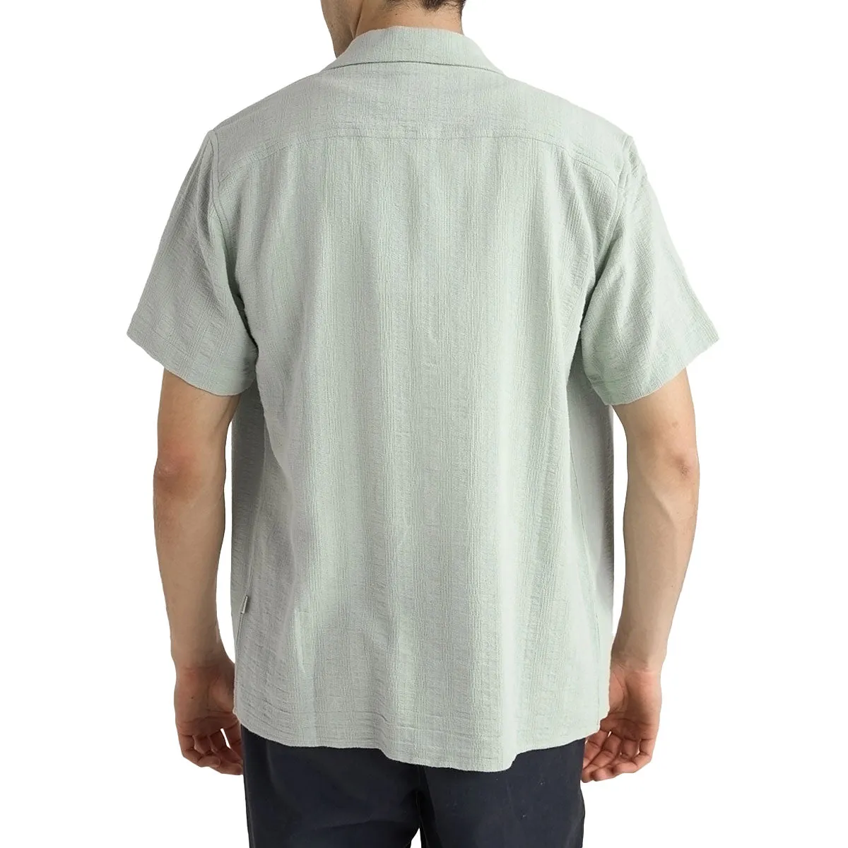 Rhythm Daytona Shirt - Teal Seamless construction Beach Attire