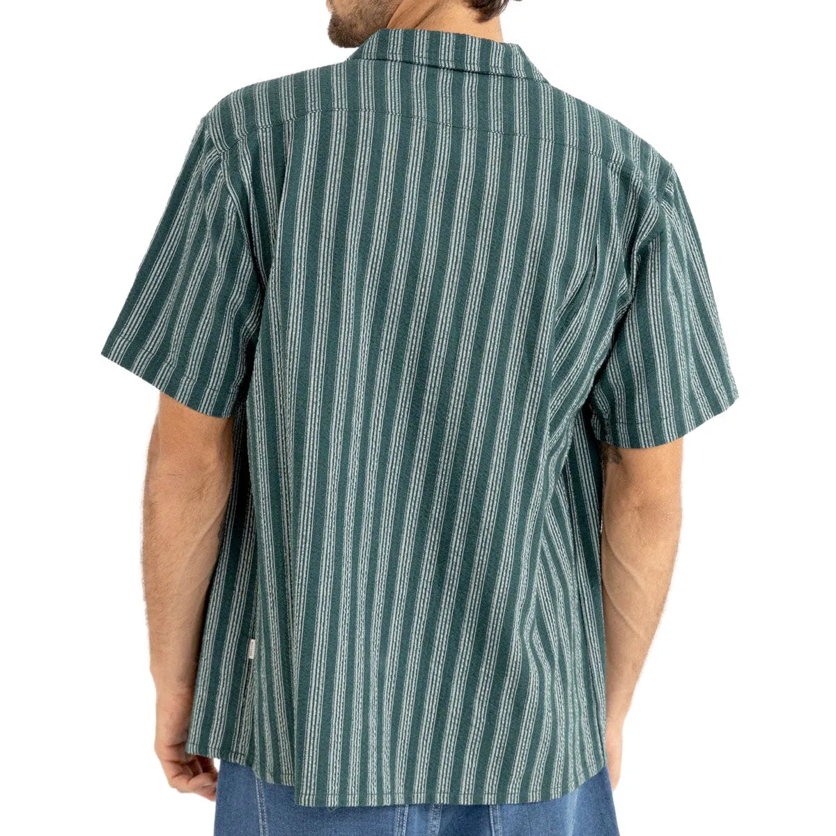 Indoor Comfort Rhythm Eli Stripe Shirt - Teal