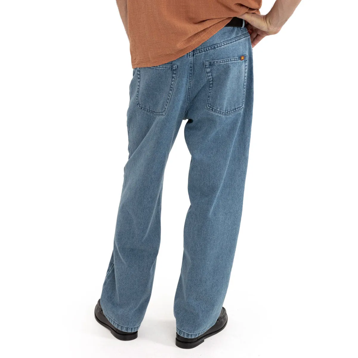 Erasable Logo Patch Rhythm Essential Jeans - Dark Blue
