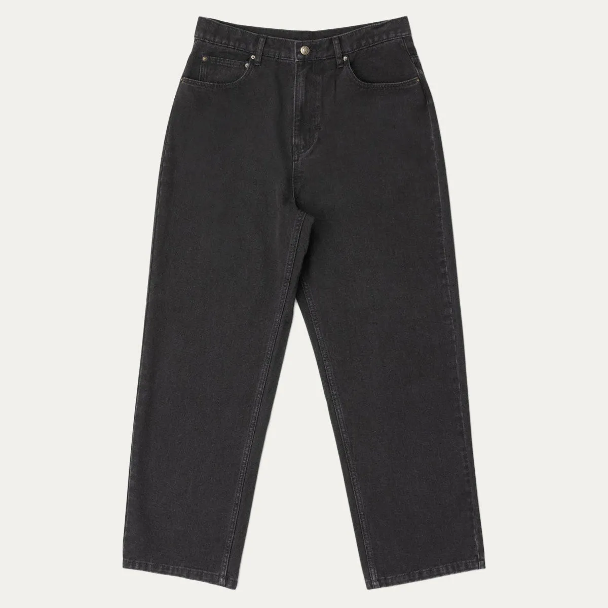 Abrasion Resistant Surface Flexible Knees Rhythm Essential Jeans - Worn Black 2025