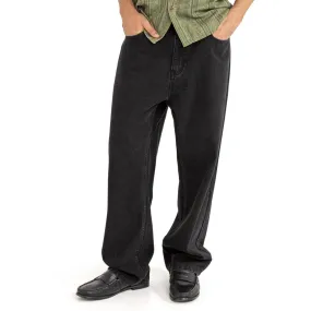 Eco Dye Process Casual Style Rhythm Essential Jeans - Worn Black 2025