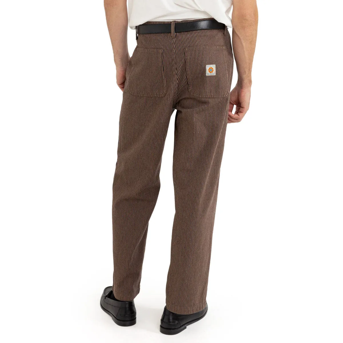 Rhythm Hickory Stripe Work Pants - Cedar Move Freely