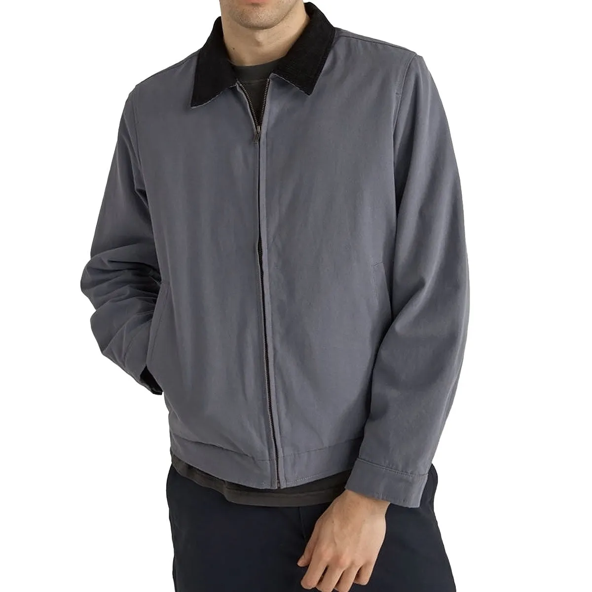 Rhythm James Jacket - Slate Comfort Fit Cut Sunday Walk Style