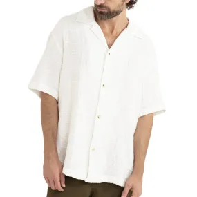 Rhythm Oasis Shirt - White Mature Elegance Bold colors