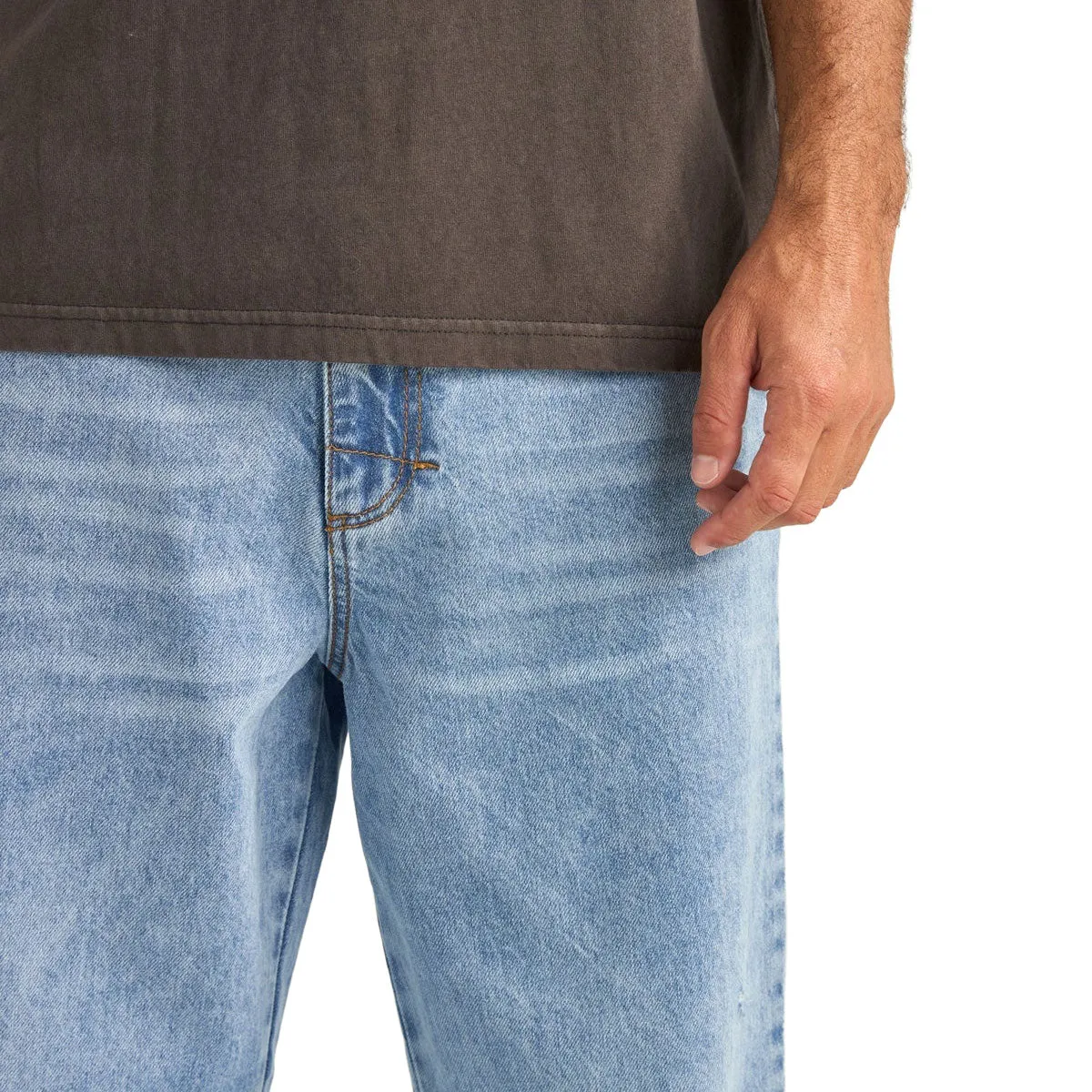 SoftLining Cozy Style Rhythm Subtle Distress Jeans - Blue