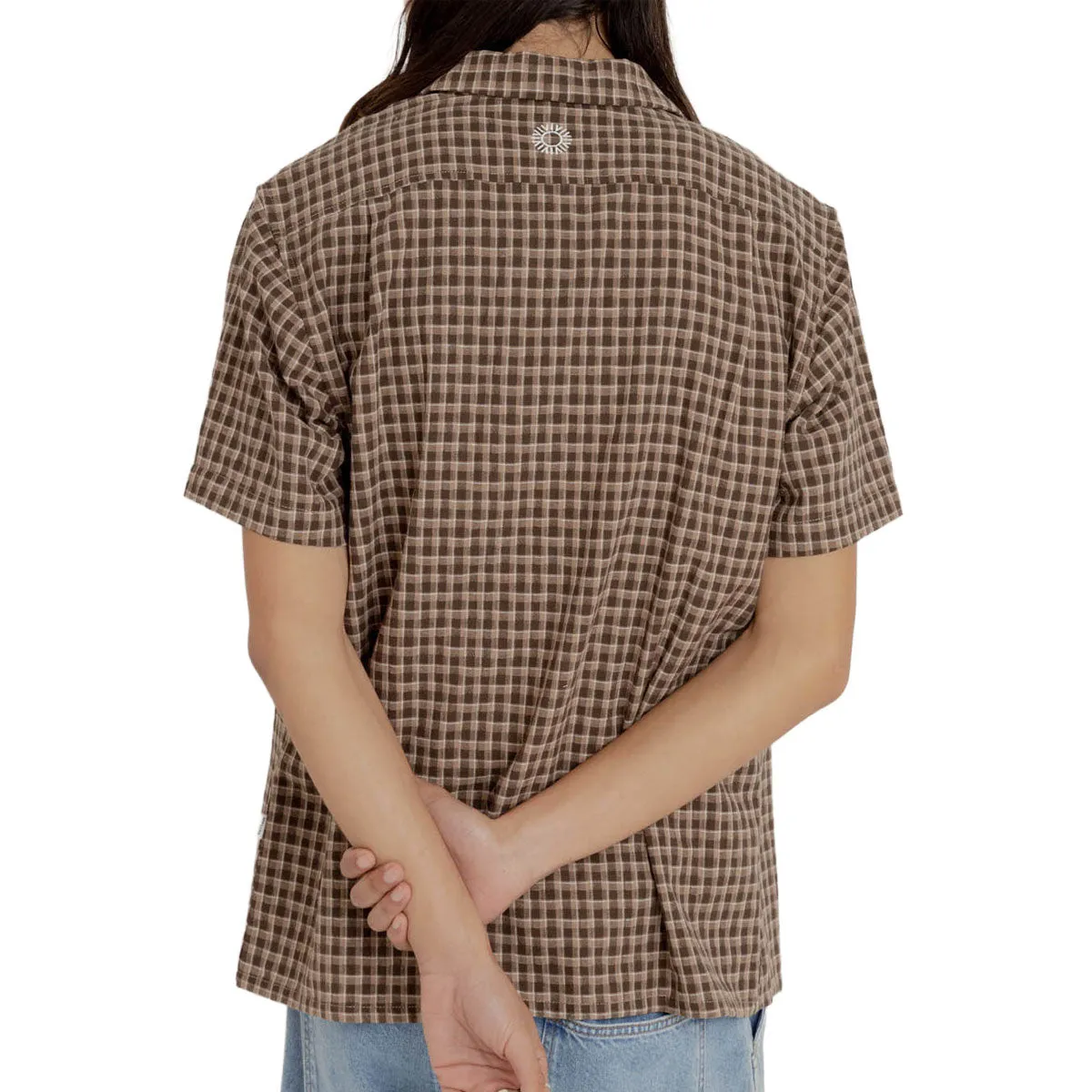Rhythm Sunday Session Shirt - Brown Wardrobe Essential V-Neck