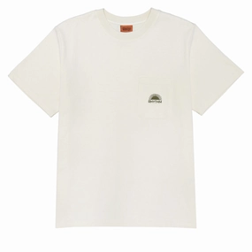 Everyday Comfort Comfy Vibes Rhythm Heavy Vintage Pocket Emblem T-Shirt - Natural