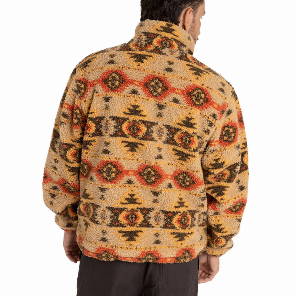 Rhythm High Noon Quarter Zip Sweatshirt - Tan Muskox like Street Scene Style