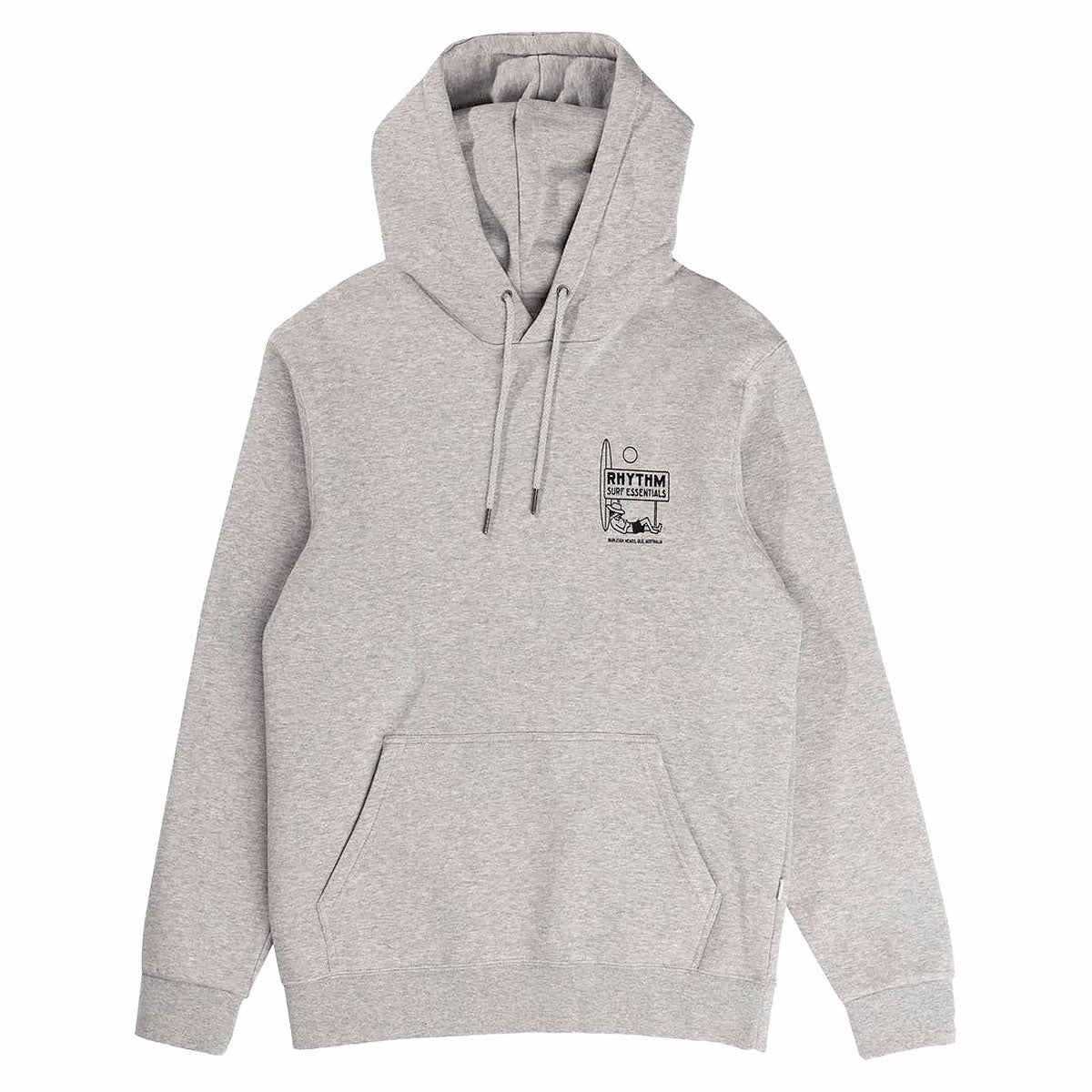 Wildebeest like Breathable knit Rhythm Siesta Fleece Hoodie - Grey Heather