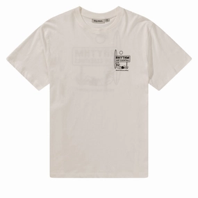 Oversized Silhouette Rhythm Siesta T-Shirt - White