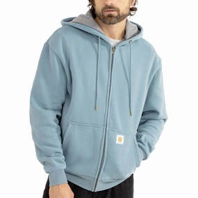 Rhythm Thermal Fleece Zip Up Hoodie - Slate Ergonomic Seams