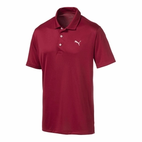 Puma Rotation Golf Polo - Rhubarb Versatile Design soft look