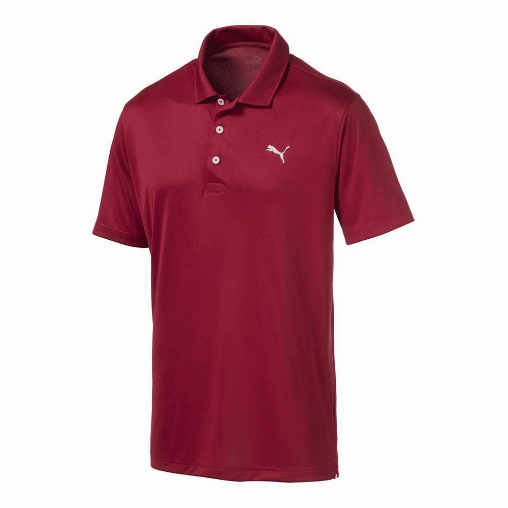 Puma Rotation Golf Polo - Rhubarb Versatile Design soft look