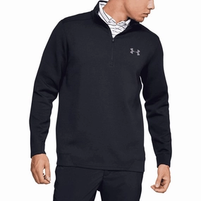 Collared Under Armour Storm 1/4 Zip - Black