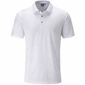 Ping Lincoln Polo Shirt - White Casual Comfort Fit