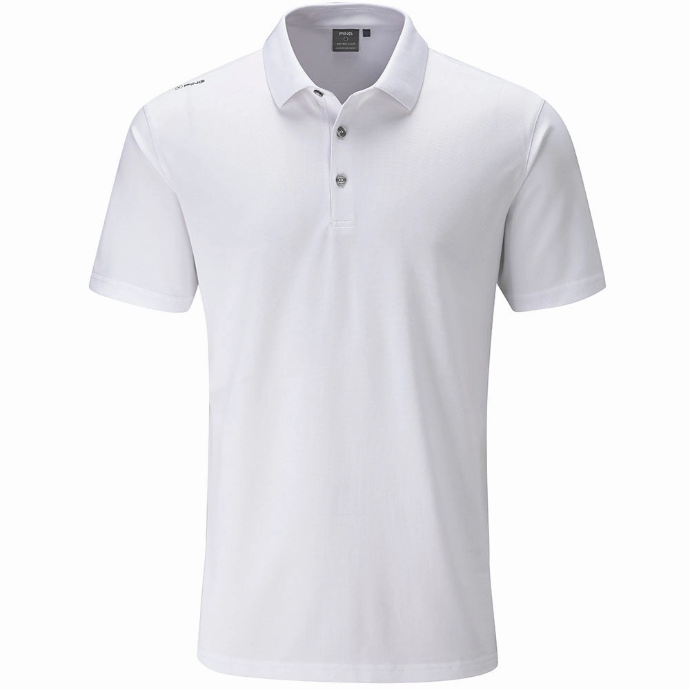 Comfortable fit Ping Lincoln Polo Shirt - White