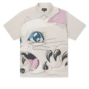 RIPNDIP Metal Claw Button Up Shirt - Bone Work From Home