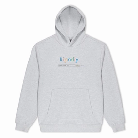 Fish like RIPNDIP A Bird Hoodie - Ash Heather