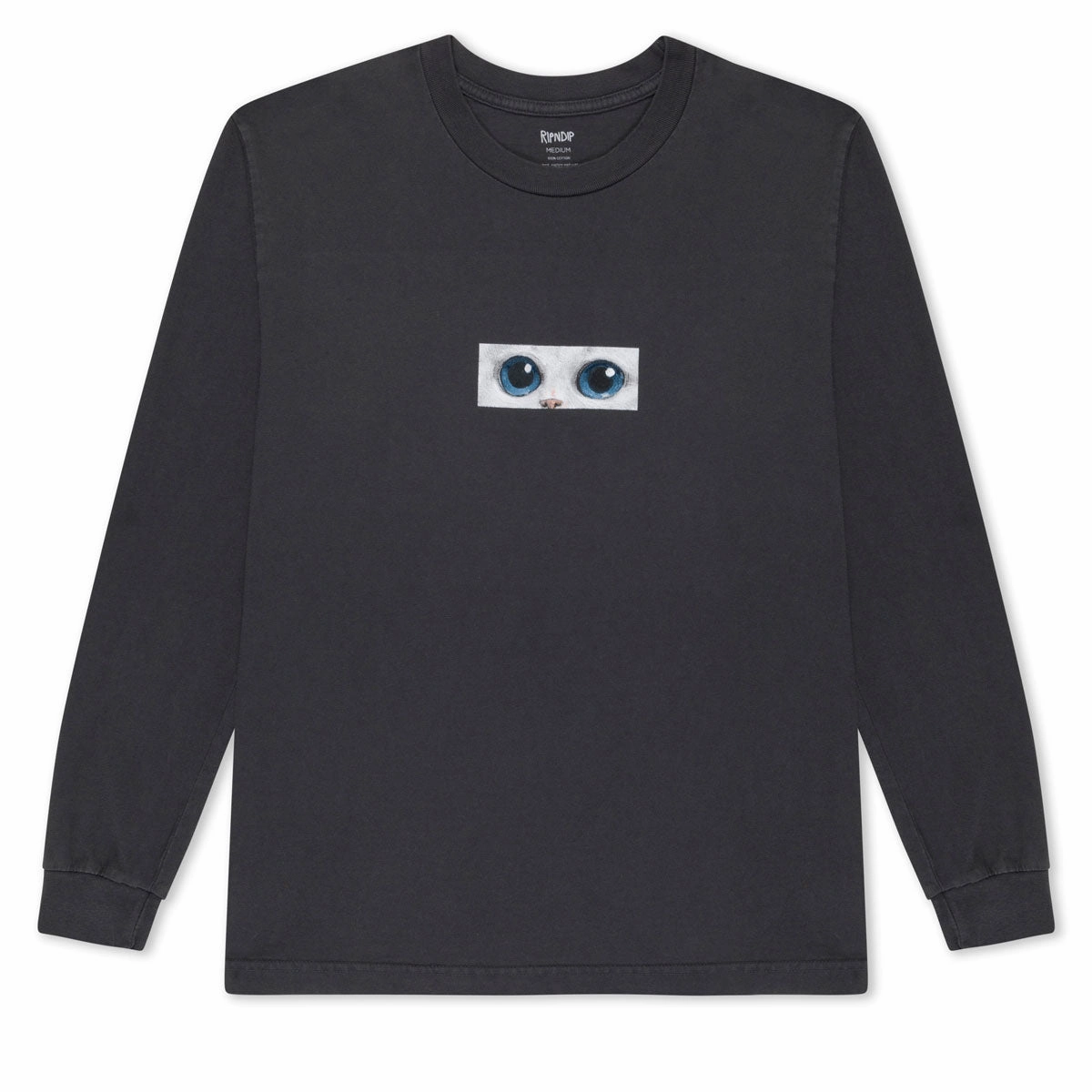 RIPNDIP Find Out Long Sleeve T-Shirt - Charcoal Casual Layer Wear Fashion Fit