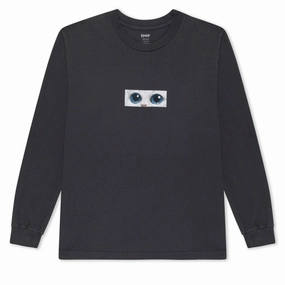 RIPNDIP Find Out Long Sleeve T-Shirt - Charcoal Casual Layer Wear Fashion Fit